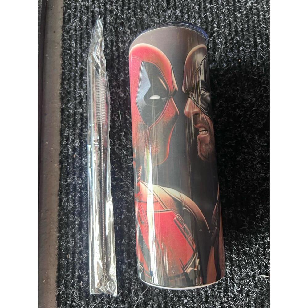 20 oz stainless steel tumbler with lid and straw